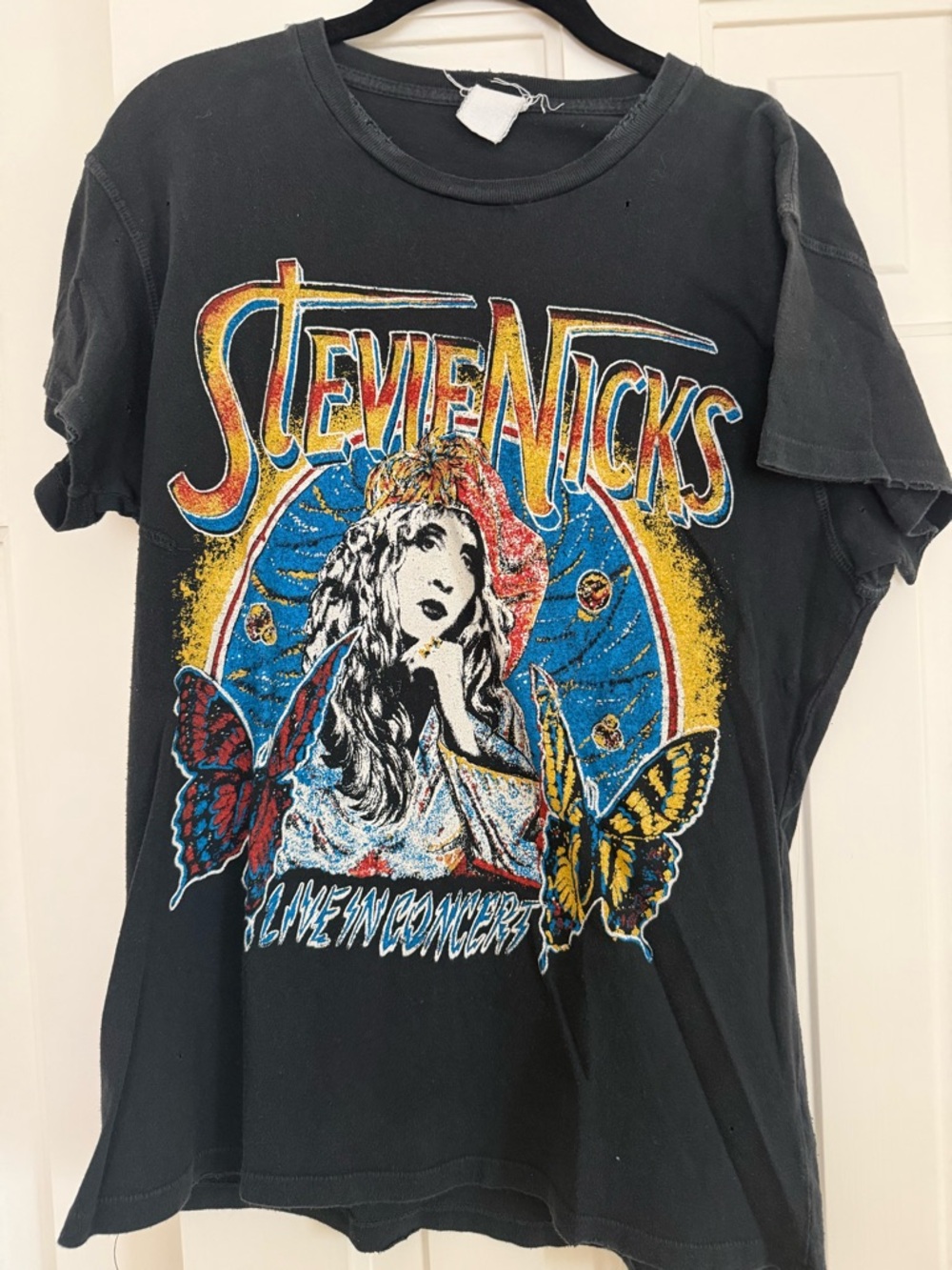 MadeWorn Black Cotton Tee with Branded Care Tag